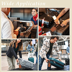 6 шт. багажная бирка из искусственной кожи&nbsp;AJEW-ME0002-09A