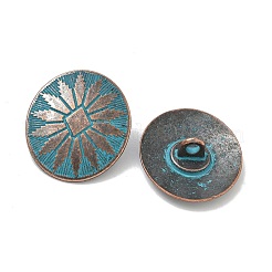 Тибетский стиль кнопки сплава хвостовиком&nbsp;FIND-Z112-02