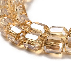 Стеклянные бусины с гальваническим покрытием &nbsp;EGLA-D030-19J