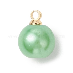 Круглые подвески из перламутрового стекла&nbsp;PALLOY-JF04787