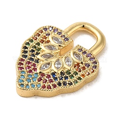 Латунные микропроволочные кубические циркониевые подвески&nbsp;KK-R162-029F-G