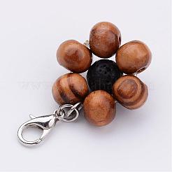 Дерево из бисера подвески&nbsp;HJEW-JM00203-01