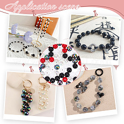 100шт 5 стильные прозрачные и непрозрачные акриловые бусины&nbsp;MACR-AR0001-16