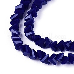 Непрозрачное стекло бисер нитей&nbsp;GLAA-N019-4mm-20