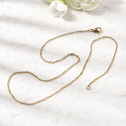 Ожерелья из нержавеющей стали 304 с цепочкой из троса&nbsp;STAS-O053-11G