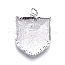 Латунь эмаль подвески&nbsp;ZIRC-M108-42-P