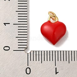 Латунь эмаль подвески&nbsp;KK-U027-13-04G