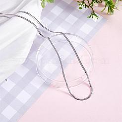 Простое длинное колье из нержавеющей стали&nbsp;JN1102A