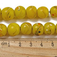 Бусы лэмпворк ручной работы&nbsp;BLOW-D006-07B