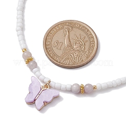 Стеклянные бусины ожерелья&nbsp;NJEW-JN04725