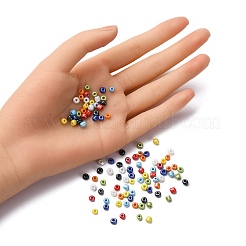 960шт 8 цвета 6/0 стеклянные бусины&nbsp;SEED-FP0001-01