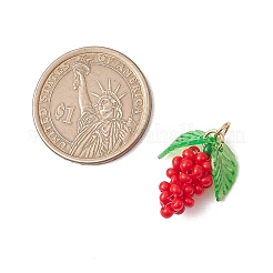 Подвески из стеклянных бусин в виде винограда&nbsp;PALLOY-MZ00467-05