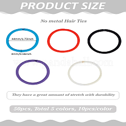 50 шт. 5-х цветные аксессуары для волос для девочек&nbsp;OHAR-LP0001-07