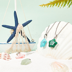 30 шт. 15 цвета подвески с драгоценными камнями&nbsp;G-SC0001-38