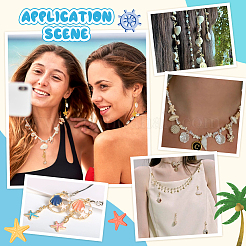 Наборы для самостоятельного изготовления украшений из ракушек и морских звезд&nbsp;DIY-PH0023-34