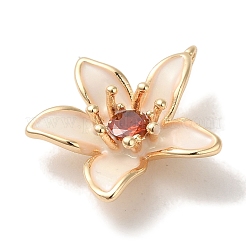 Латунь эмаль подвески&nbsp;KK-S368-13G-02