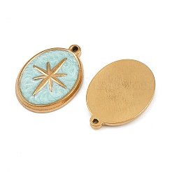 Подвески из нержавеющей стали 304 с эмалью&nbsp;STAS-I352-05G-02