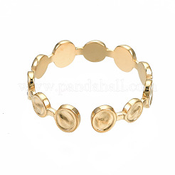 Кольцо-манжета круглое плоское из нержавеющей стали 304&nbsp;X-RJEW-T023-65G