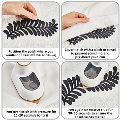 Компьютеризированная вышивка тканью утюжок на / шить на заплатках&nbsp;PATC-WH20005-02D