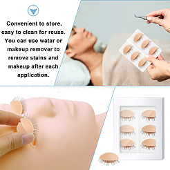 Силиконовые сменные веки для век головы манекена MRMJ-WH0070-98B