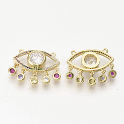 Латунные микро проложить кубического циркония подвески&nbsp;ZIRC-T012-17G