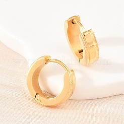 Серьги-кольца из нержавеющей стали 304&nbsp;EJEW-L307-06G