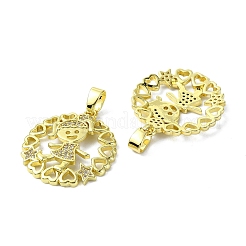 Стойки обшивки латунь микро проложить Циркон подвеску&nbsp;KK-R157-13B-G