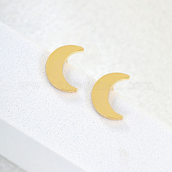 Модные и милые серьги-гвоздики Moon 201 из нержавеющей стали&nbsp;OA0513