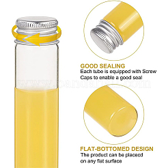 100шт пустые пробирки для хранения стеклянных бусин&nbsp;AJEW-BC0009-83C