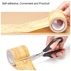 Клейкая лента из нетканого материала с имитацией текстуры древесины DIY-GF0005-15C