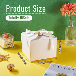 10 комплект квадратных бумажных подарочных коробок&nbsp;CON-TA0001-11D