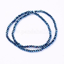 Гальванические стеклянные бусины&nbsp;EGLA-R080-4mm-M