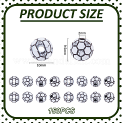 150 шт. Акриловые бусины в стиле ремесла&nbsp;SACR-UN0001-03