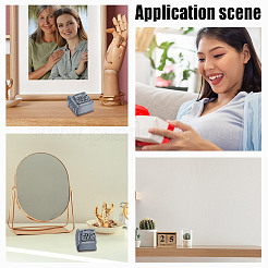 Подарочные коробки с гравировкой в виде первого завитка и первого зуба&nbsp;CON-WH0123-18A