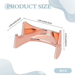 4 шт. держатель для памятных монет из цинкового сплава&nbsp;ODIS-ME0001-02
