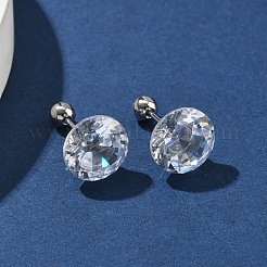 Цвет нержавеющей стали&nbsp;EJEW-U067-01P