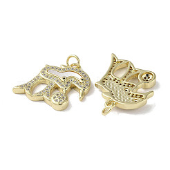 Латунные микро проложить кубического циркония подвески&nbsp;KK-G485-27D-G