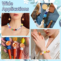 Набор круглых непрозрачных акриловых бусин&nbsp;OACR-CJC0002-05B