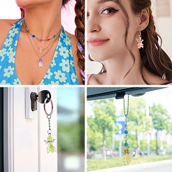 32 шт. подвески из акрила и стекла 8 цветов&nbsp;PALLOY-TAC0175