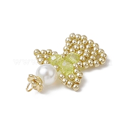 Подвески-ангелы из стеклянных бисеров&nbsp;PALLOY-MZ00652-06