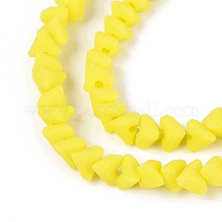 Нити из матовых непрозрачных стеклянных бусин&nbsp;GLAA-N017-4mm-13