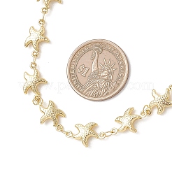 Женские цепочки-колье в виде морской звезды из нержавеющей стали 304 Ocean&nbsp;NJEW-JN05921