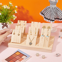 1 набор деревянных подставок для сережек на 3 слота&nbsp;EDIS-DR0001-07C
