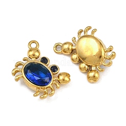 Подвески из нержавеющей стали 304 со стразами&nbsp;STAS-H242-05G-06