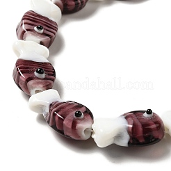 Бусы лэмпворк ручной работы&nbsp;LAMP-G154-07G