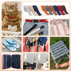 10 рулон поликоттоновой ленты 10 цветов&nbsp;OCOR-PH0004-82B