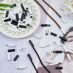 40 шт. 2-цветные напыленные печатные наконечники из сплава для шнурков&nbsp;FIND-DC0005-08