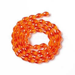 Стеклянные бусины&nbsp;GLAA-R024-11x8mm-18