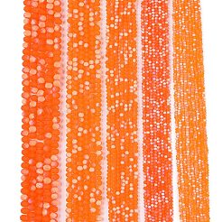 Прозрачные стеклянные бусины&nbsp;LS-EGLA-A044-T8mm-MB25