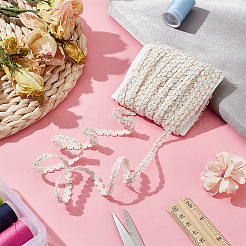 15 ярд полиэфирной кружевной ленты&nbsp;OCOR-WH0088-35A